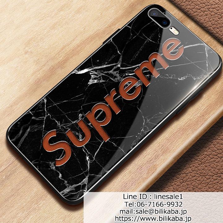 SUPREME iPhone8Plus保護カバー 背面ガラス