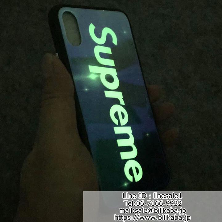 supreme iphoneXカバー 夜光