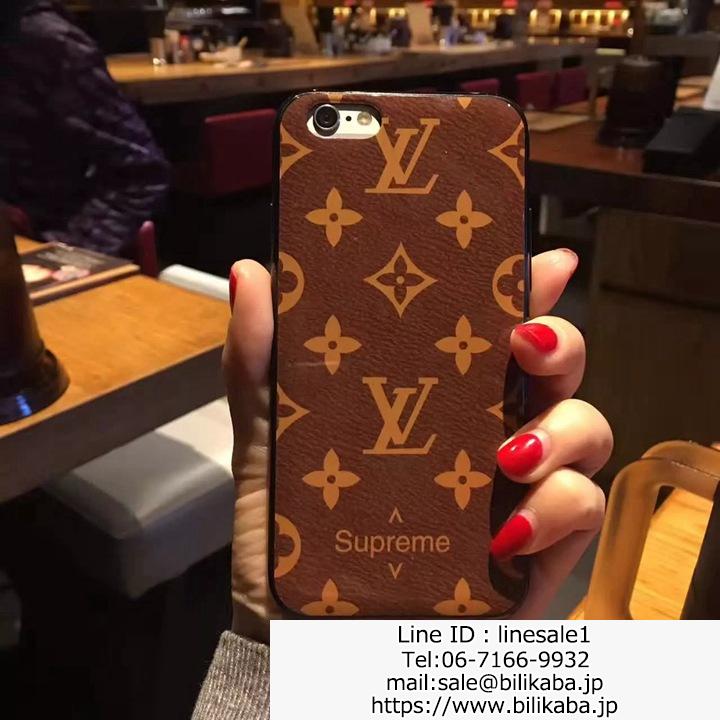 Supreme Vuitton iPhone8ケース レッド
