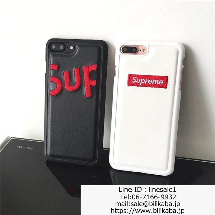 supreme iphone8plusケース カップル用