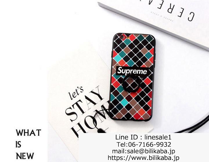 supreme iphone7plusケース リング付き