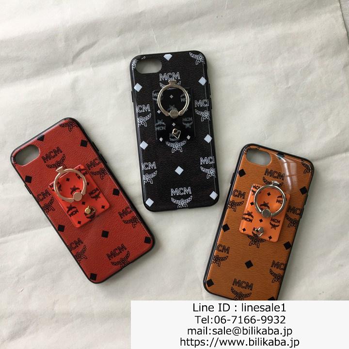 エムシーエム iphone8ケース リング付き