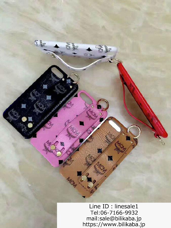 エムシーエムiphone7plusケース ベルト付き