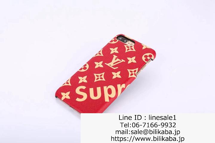lv supreme iphone8plusケース