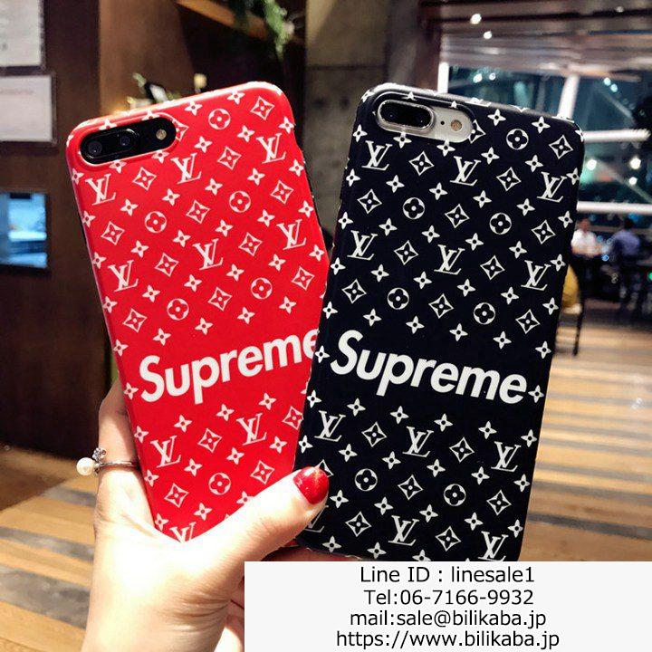 supreme lv iphone8plusケース