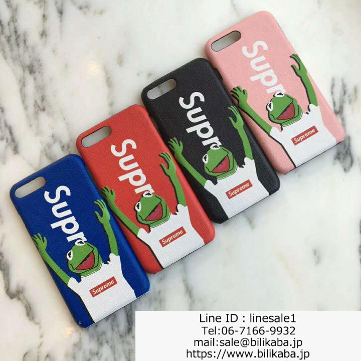 supreme iPhoneXケース カーミット