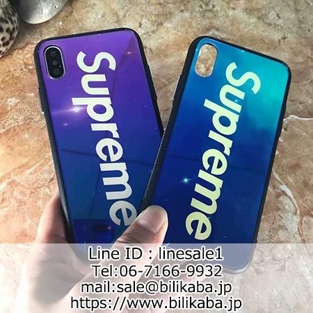 SUPREME 夜光 iphoneXケース オシャレ