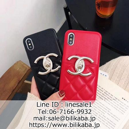 CHANEL iphonexs maxケース ICカード収納