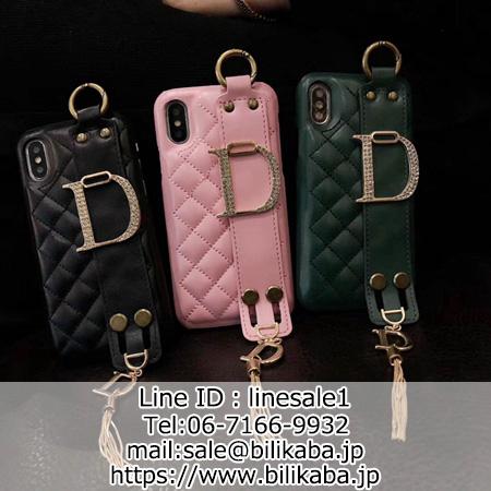 Dior iphonexs maxケース 持ちやすいベルト