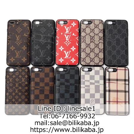 gucci lv iphonexs galaxy s10 ケース カード収納