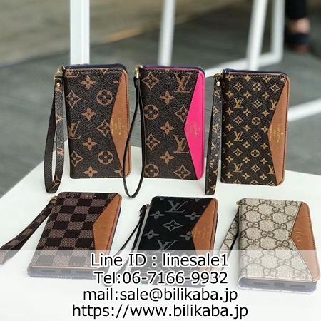 LV GUCCI iPhone全機種対応 手帳スマホカバー