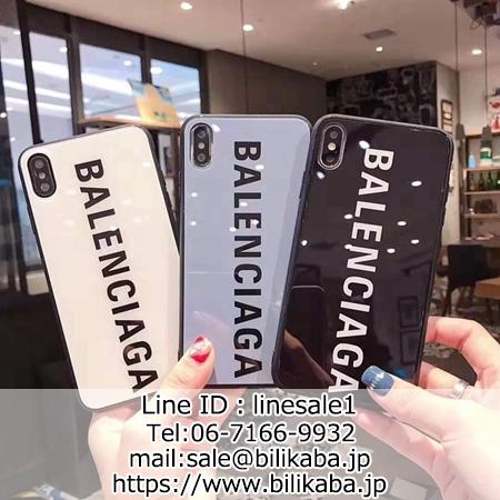 Balenciaga 強化ガラス スマホケース