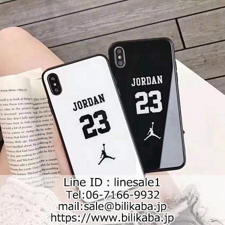 Jordan 鏡面ガラスiPhoneXSケース