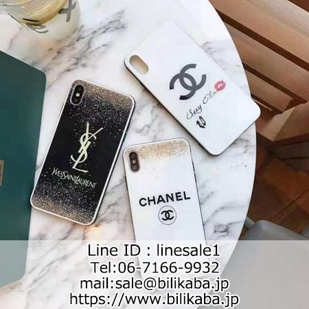 ラメ入り CHANEL YSL iPhone11 pro maxケース