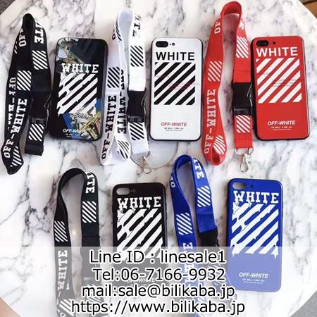 Off-White ネックストラップ付き iphone11ケース