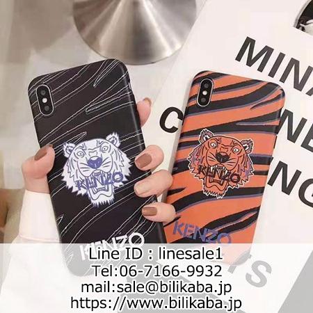 kenzo iphone11 pro maxケース tpu 虎柄