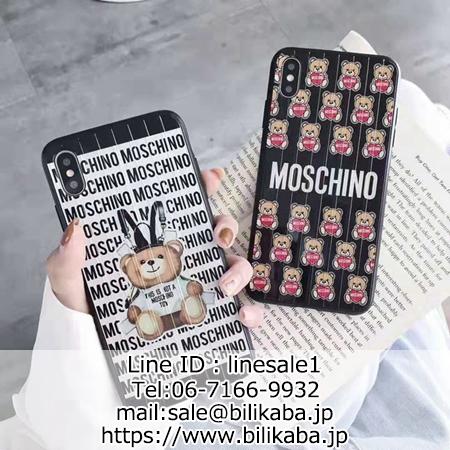 モスキーノ クマ柄 可愛い iphone11ケース