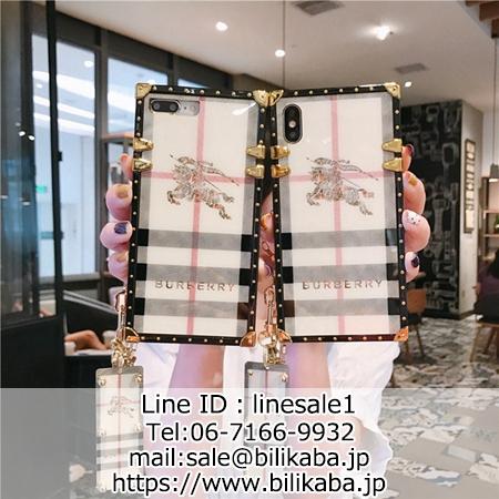 Burberry セレブ風 iphonexs 11ケース トランク型