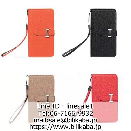 ビジネス風 Hermes iphone11 pro手帳カバー