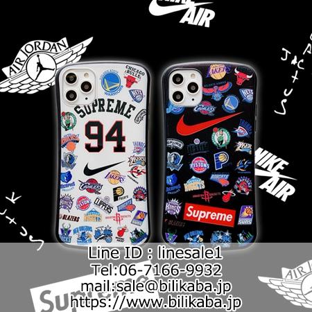 運動ブランド nike supreme iphone11 proカバー