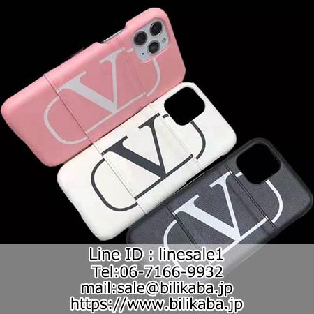 Valentino 背面カード収納 iphone11カバー