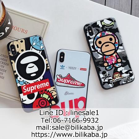  シュプリーム aape ストリート iphone11 pro マックスカバー