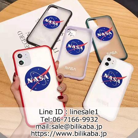 スクラブ透明感 iphone11ケース ナサ宇宙風