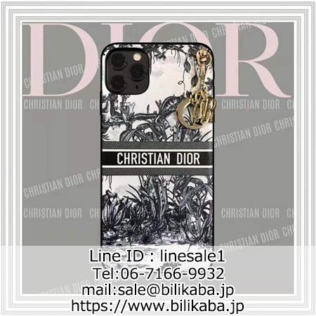 Dior 定番 iPhone11 pro maxカバー デコ付き