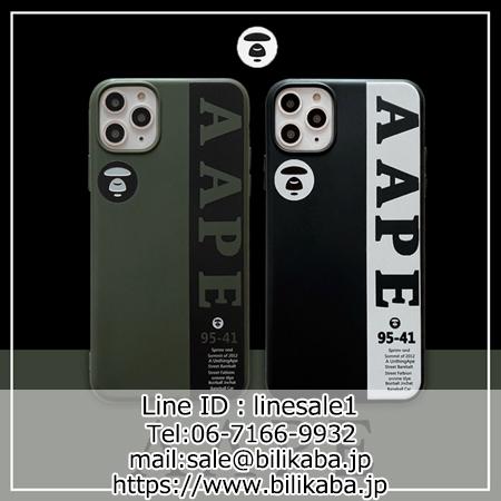 Aape 定番ロゴ付きアイフォン11ケース