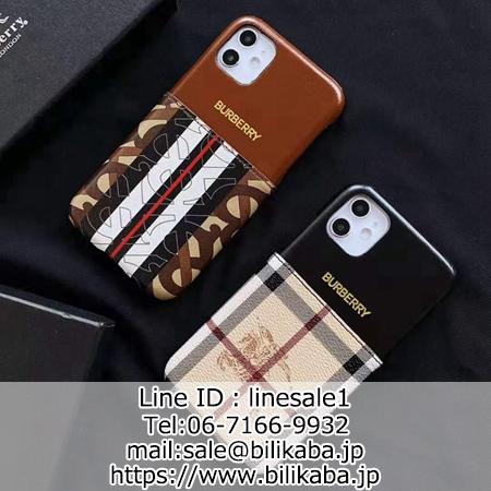 Burberry カードポケット付きスマホケース