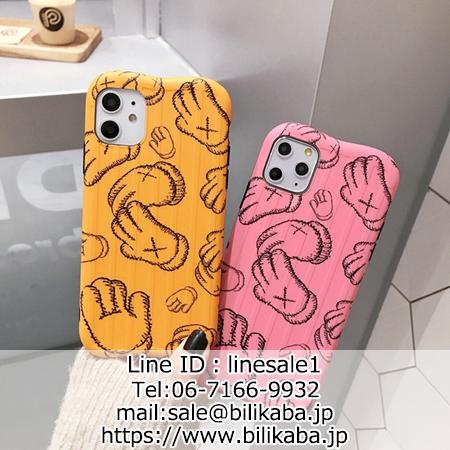 Kaws 手袋定番マーク iphone11 iphonexrケース