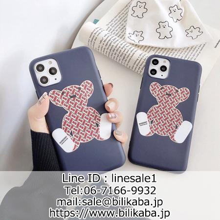 Burberry かわいい熊柄 iphone11 xsカバー