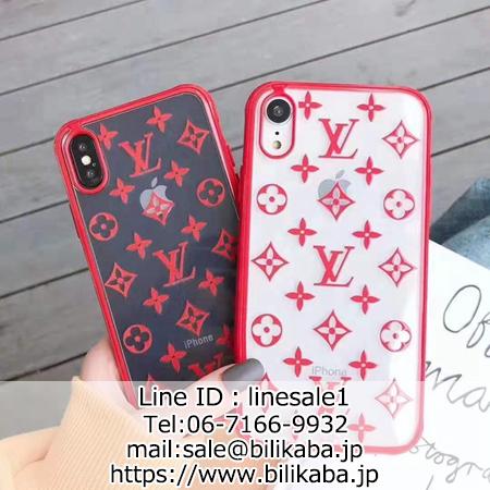 LV 浮き彫り定番柄iphoneケース透明感