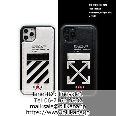 Off white エアジョーダン コラボ iphoneケースカバー