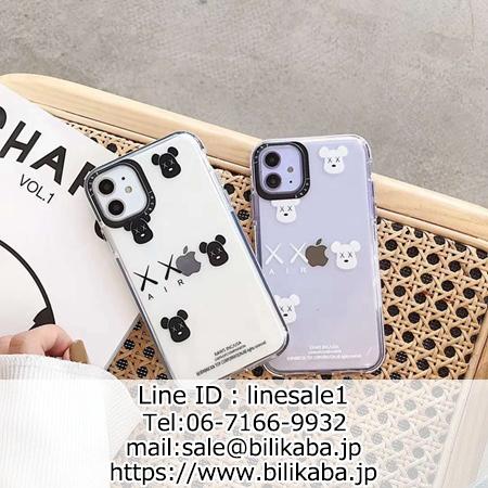 KAWS Gloomy Bear 半透明 iphone11 pro maxスマホケース