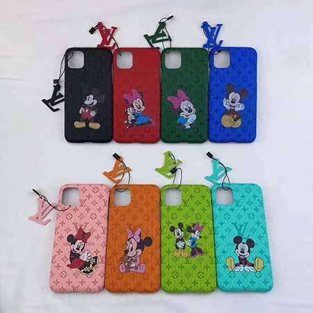 ルイヴィトン ディズニー Mickeyコラボ iphone 12/12 ProケースMickey Minnie LV  Disney IPhone11pro Maxケース 個性 ブラント アイフォンXr/Xs/Xs Maxカバー代金引換