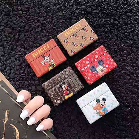 ブランド  グッチ &ルイヴィトンairpods proケース  可愛いミッキーマウス lv エアーポッズプロケース おしゃれGucci AirPods3ケース 男女兼用 ファッション イヤホン保護ケース 第1/23世代に向け LINEで簡単にご注文可