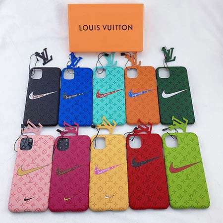 ルイヴィトン LV ブランド ナイキ NIKE コラボ iphone12 ケース アイホン12 pro 携帯カバー カラフル おしゃれ かわいい 女性向け