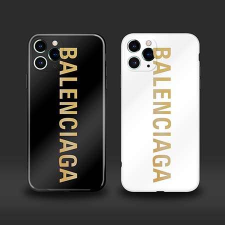バレンシアガ iPhone12ケース ブランド  パロディ風 iPhone12pro Max カバー Balenciaga シンプル アイフォン12pro携帯ケース 個性的 2色 男女兼用 韓国 流行り