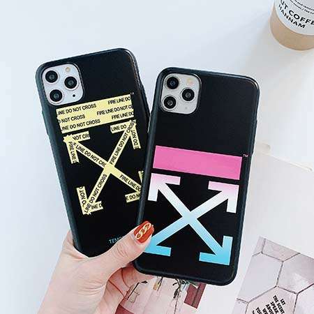 韓国風 off-white iphone12スマホケース