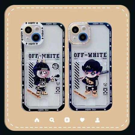 アイフォーン12/12 mini携帯ケース全面保護Off White