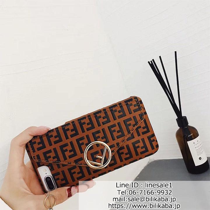 フェンディ iphoneXケース 財布型