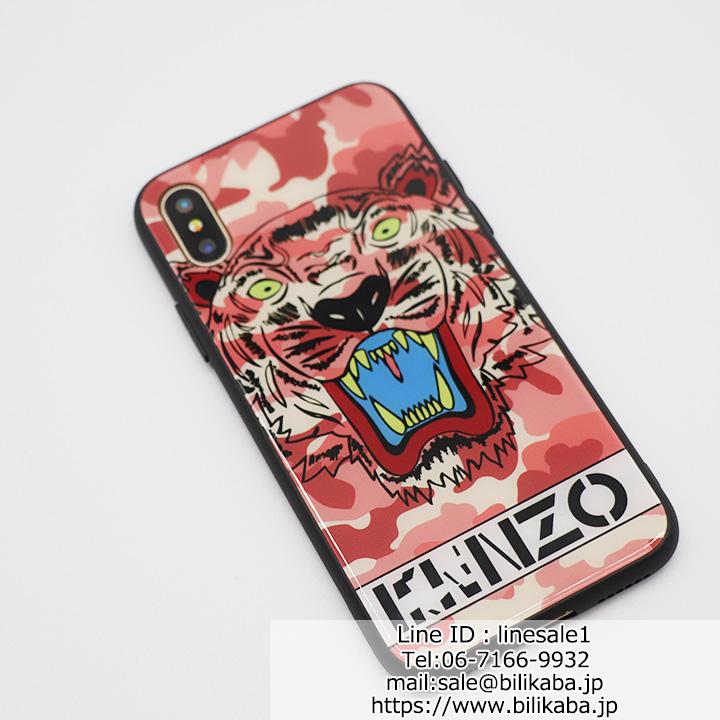 kenzo アイフォン7 7plusカバー 個性的 虎