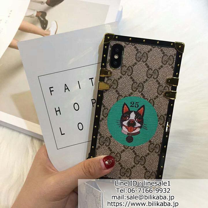 GUCCI iPhone8ケース 可愛い犬