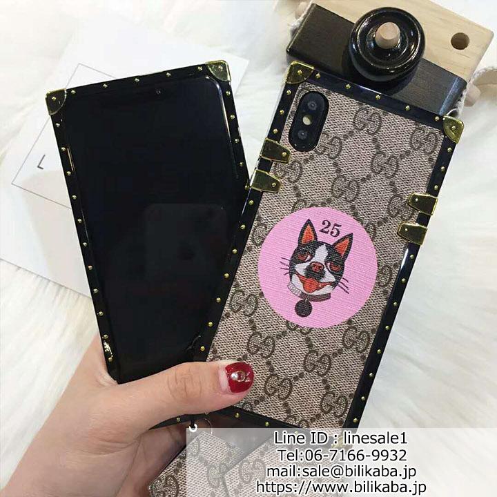 gucci iphoneX保護カバー ネックストラップ付き