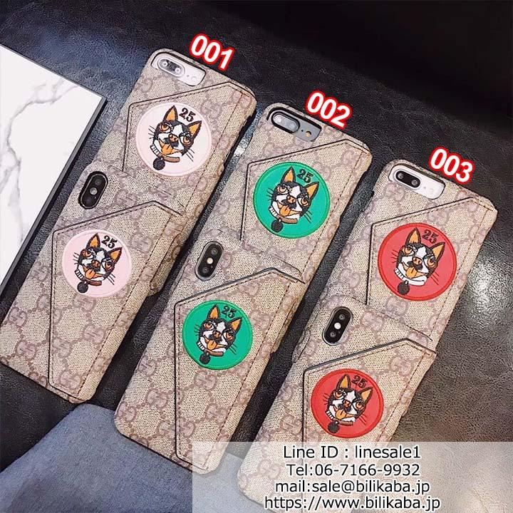 gucci iphone8 カバー ジャケット型