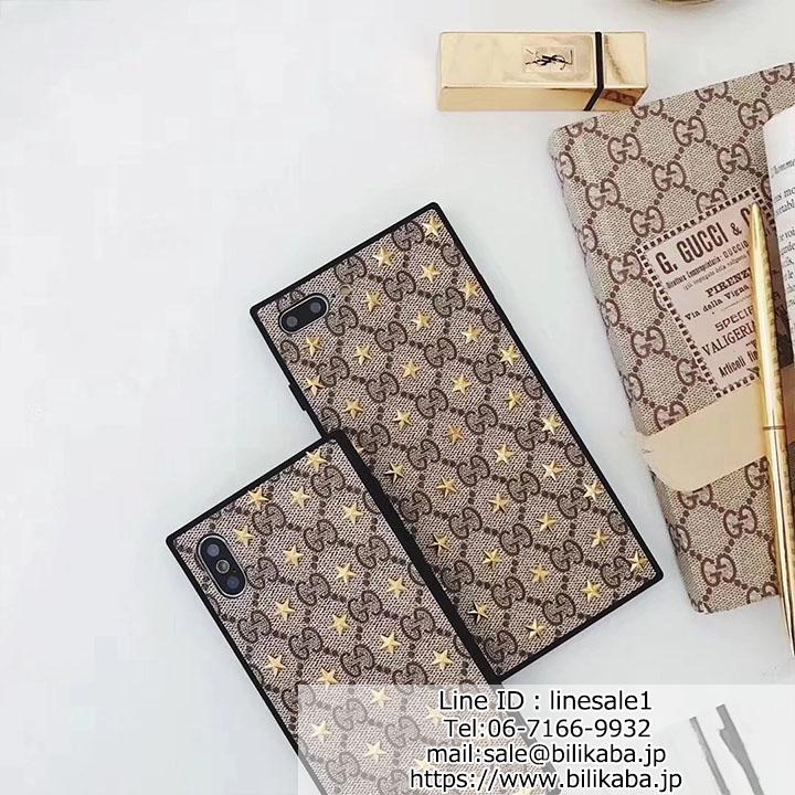 GUCCI iphone8携帯ケース 上質レザー製