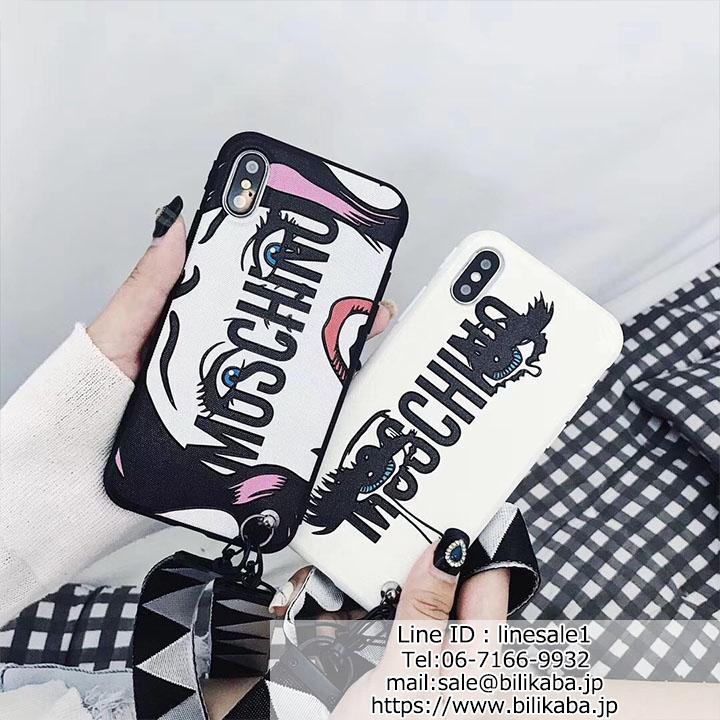 Moschino iPhone8Plus携帯ケース ジャケット型