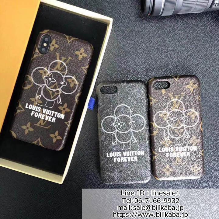 LV iPhone7Plus保護カバー レザー