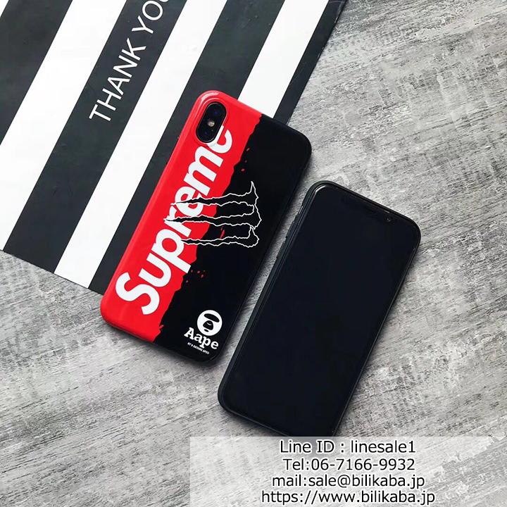 supreme appe iphone8カバー 個性的